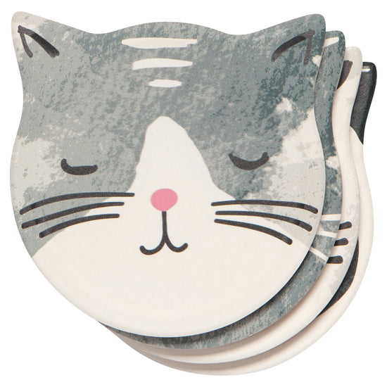 now designs Cats Meow Soak Up Coaster Set of 4