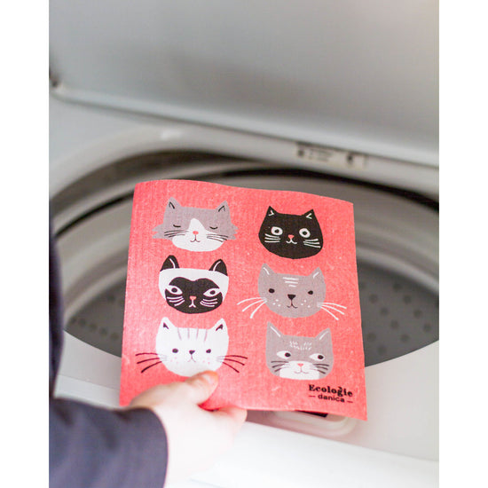 Now Designs Cats Meow Swedish Sponge Cloth
