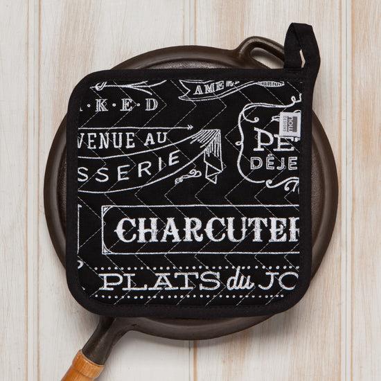 Now Designs Chalkboard Chef Quilted Potholder
