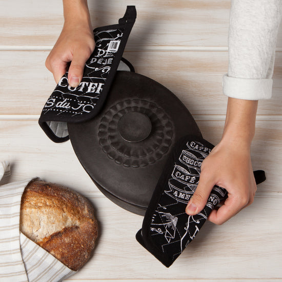 Now Designs Chalkboard Chef Quilted Potholder