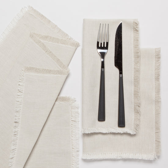 Now Designs Chambray Napkins Dove Gray Set Of 4