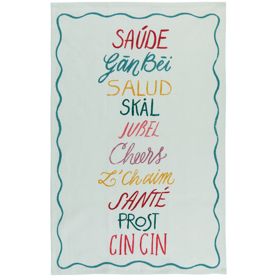 now designs Cheers All Around Dishtowel