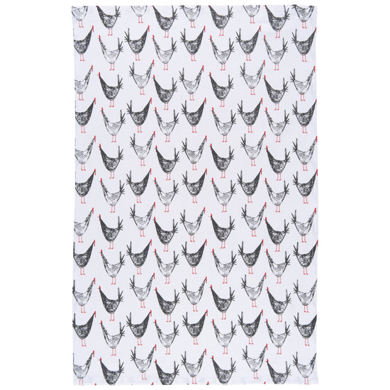 now designs Chicken Scratch Printed Dishtowel