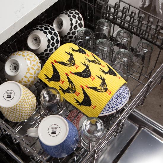 Now Designs Chicken Scratch Swedish Sponge Cloth