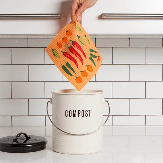 Now Designs Chili Peppers Swedish Sponge Cloth