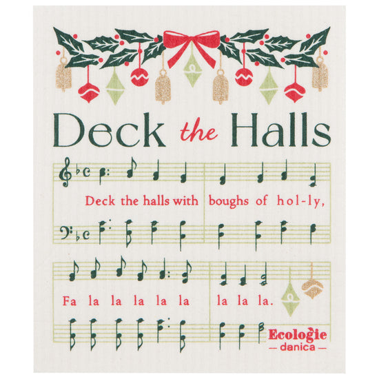 now designs Christmas Carol Swedish Sponge Cloth