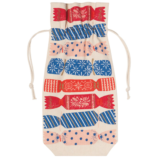 Now Designs Christmas Charms Wine Bags Set Of 2