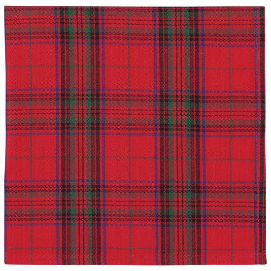 Now Designs Christmas Plaid Woven Napkins Set Of 4