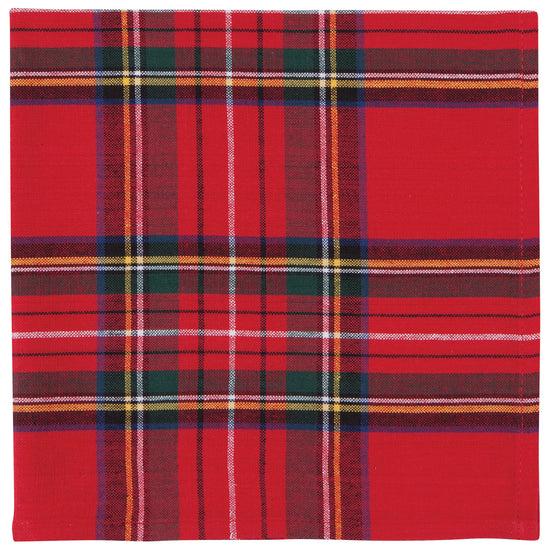 Now Designs Christmas Plaid Woven Napkins Set Of 4