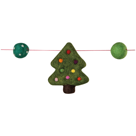 Now Designs Christmas Tree Felt Garland