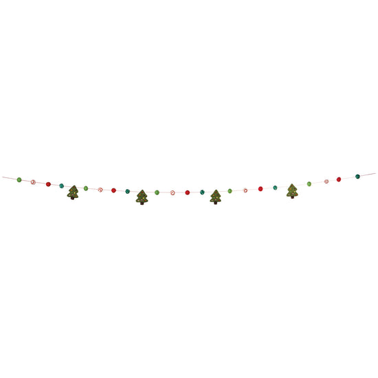 now designs Christmas Tree Felt Garland