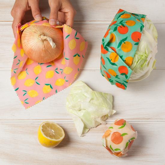 Now Designs Citrus Beeswax Wrap Set Of 3
