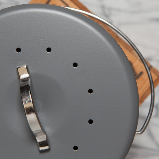 Now Designs Compost Bin Charcoal 1.25 Gallon