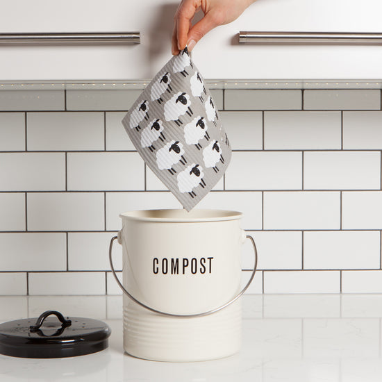 Now Designs Counting Sheep Swedish Sponge Cloth