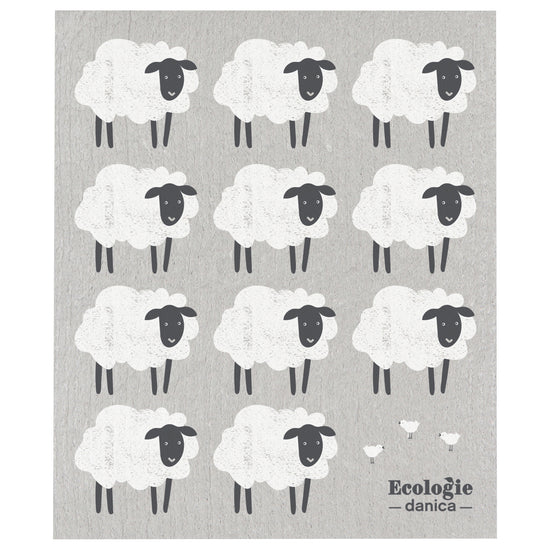 now designs Counting Sheep Swedish Sponge Cloth