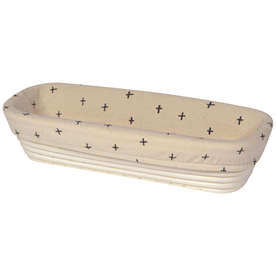 now designs Cross Rectangular Banneton Liner