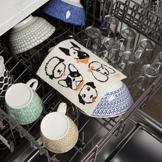 Now Designs Dapper Dogs Swedish Dishcloth
