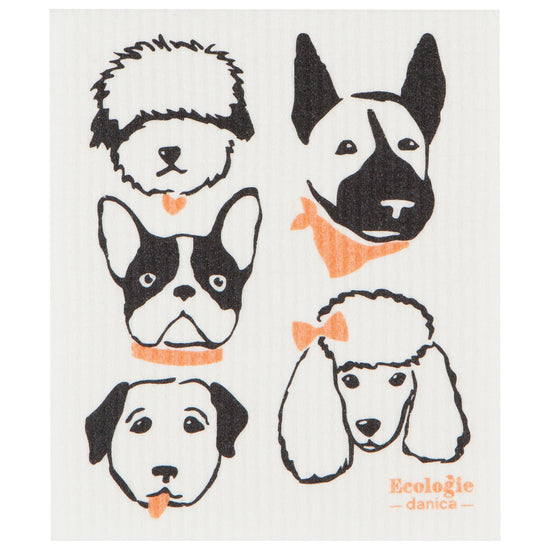 now designs Dapper Dogs Swedish Dishcloth