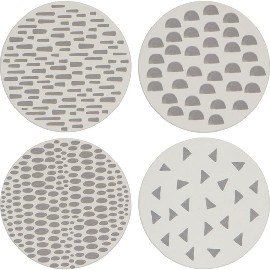 now designs Dapple Soak Up Round Coaster Set of 4
