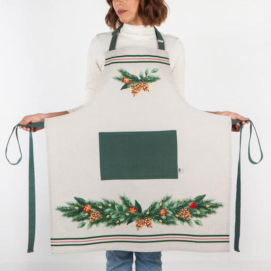 Now Designs Deck The Halls Chef Apron
