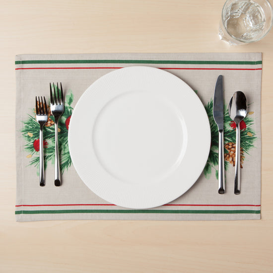 Now Designs Deck The Halls Printed Placemat