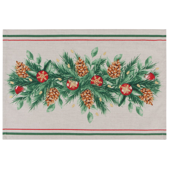 now designs Deck The Halls Printed Placemat