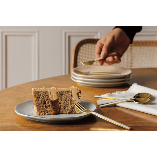 Now Designs Dessert Forks Set Of 4 - Ivory-Gold