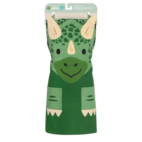 Now Designs Dino Kid's Apron & Hat Set
