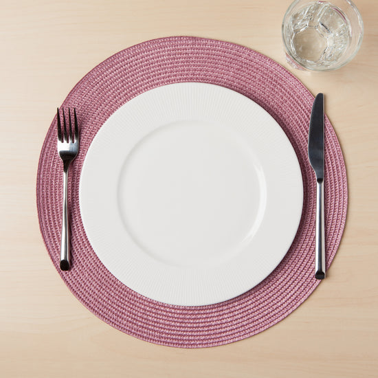 Now Designs Disko Mauve Round Placemat