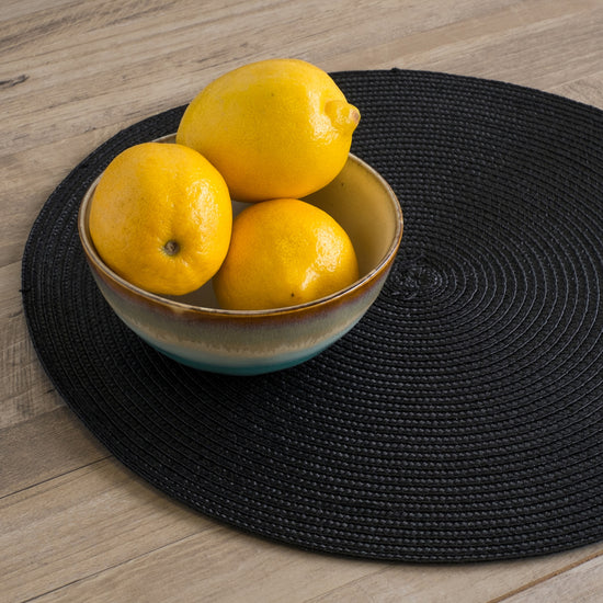 Now Designs Disko Placemat Black