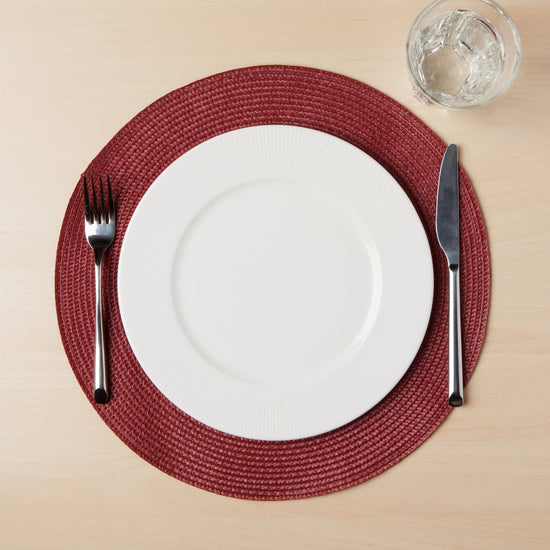 Now Designs Disko Placemat Carmine Red