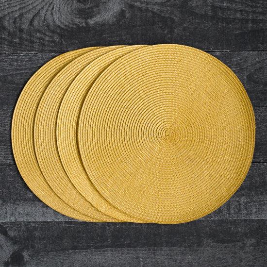 Now Designs Disko Placemat Honey Yellow