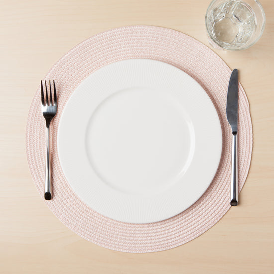 Now Designs Disko Shell Pink Round Placemat