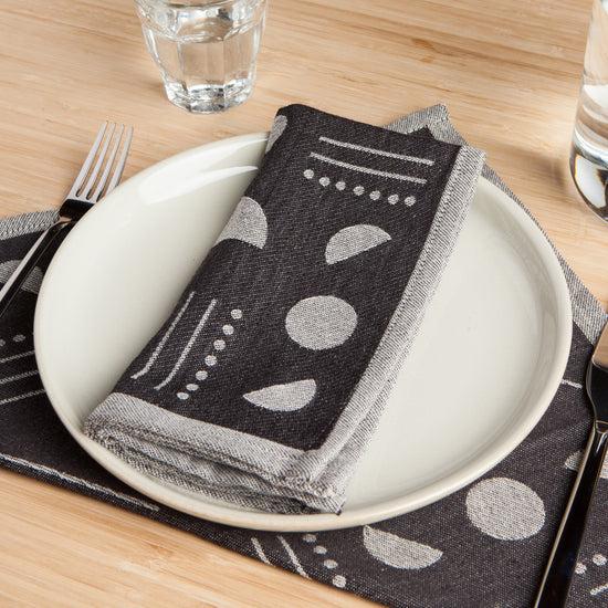 Now Designs Domino Jacquard Napkins Set Of 4