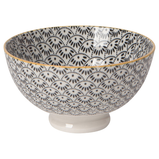 now designs Dotted Scallop 4 inch Stamped Bowl
