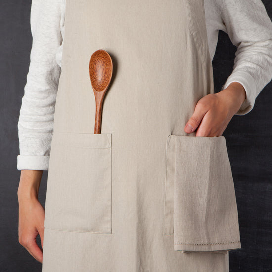 Now Designs Dove Gray Stonewash Apron