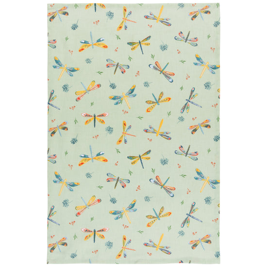 Now Designs Dragonfly Dishtowels Set Of 5