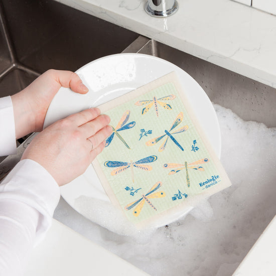 Now Designs Dragonfly Swedish Sponge Cloth