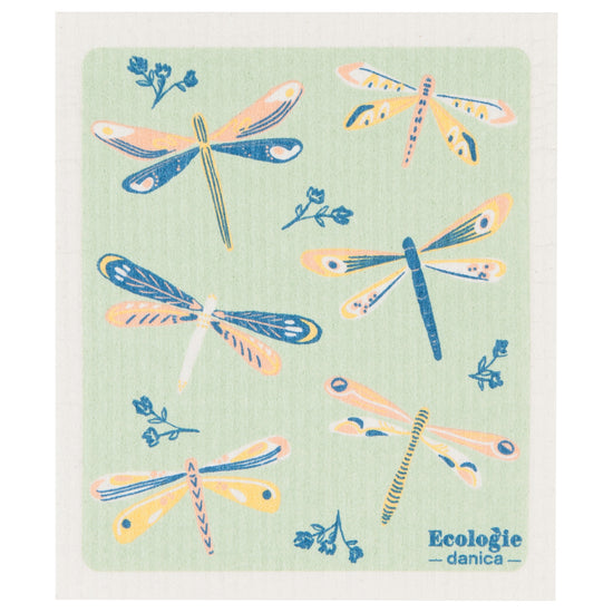 now designs Dragonfly Swedish Sponge Cloth