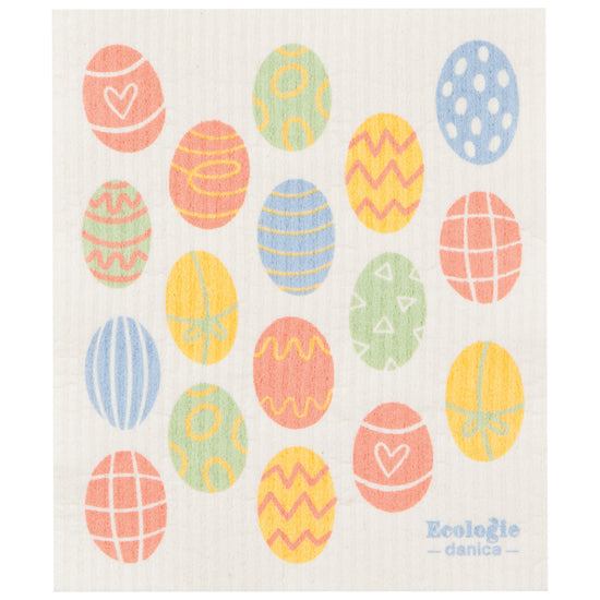 now designs Easter Eggs Swedish Dishcloth