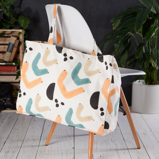 Now Designs Echo Block Print Large Tote Bag