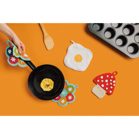 Now Designs Eggs Crochet Trivet