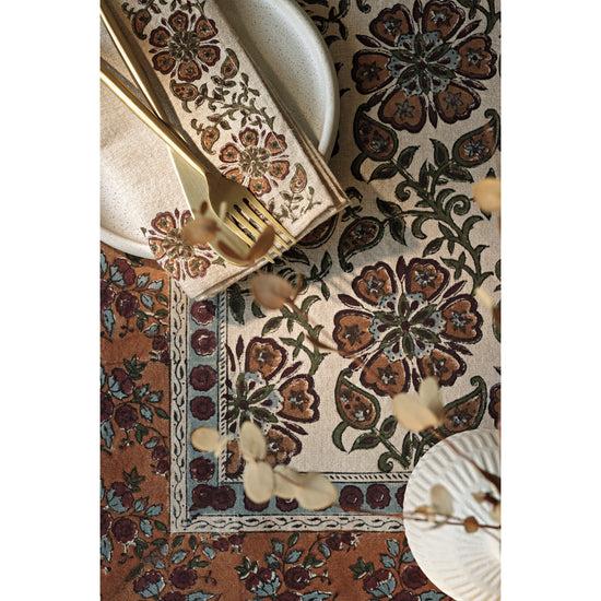 Now Designs Elysian Block Print Napkins Set Of 4