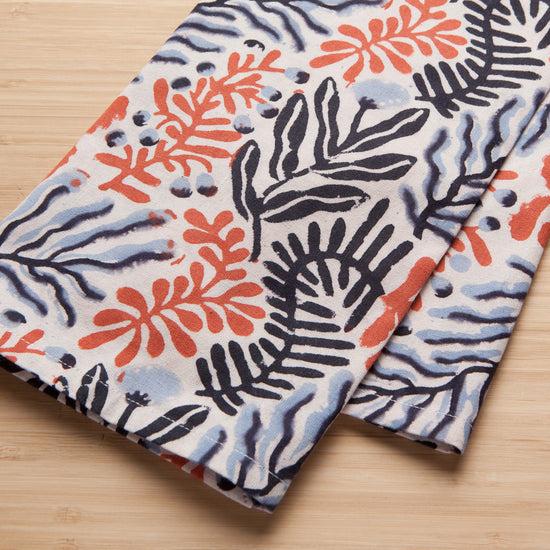 Now Designs Entwine Block Print Dish Towel