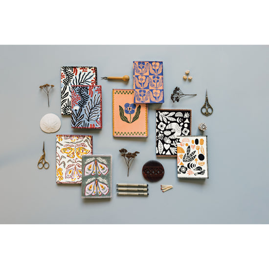Now Designs Entwine Block Print Notebooks Set Of 2