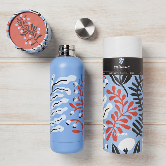 Now Designs Entwine Stainless Steel Water Bottle
