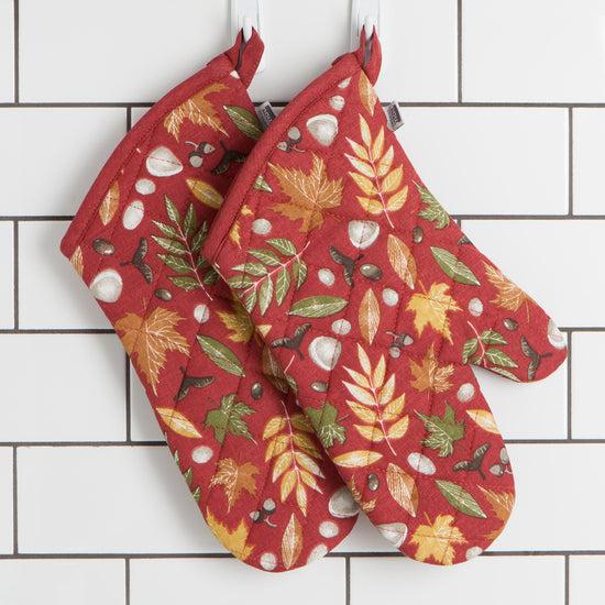 Now Designs Fall Foliage Classic Quilted Oven Mitt