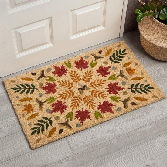 Now Designs Fall Foliage Coir Fibre Doormat