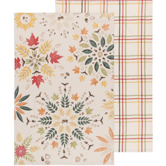 now designs Fall Foliage Dishtowels Set of 2