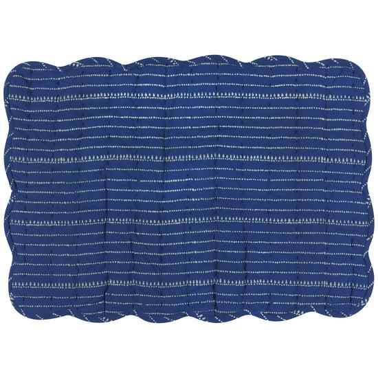 Now Designs Fan Flower Block Print Kantha Placemat